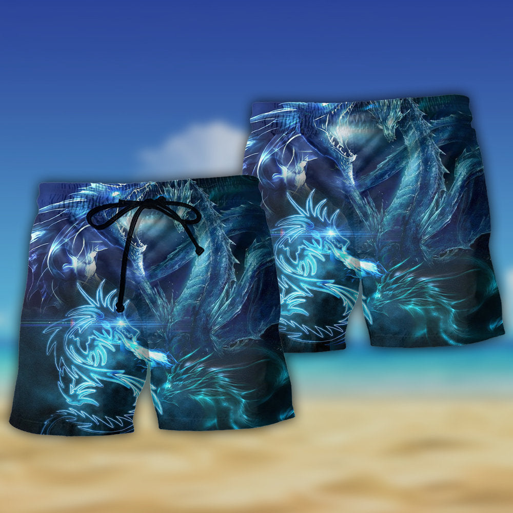 Neon Dragon Fantasy Light – Beach Short