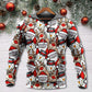 Christmas Cute Santa Reindeer Funny - 3D Hoodie