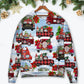 Gnome And Christmas Truck Merry Xmas – Sweater - Ugly Christmas Sweater