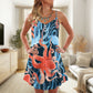 Colorful Octopus Ocean Life – Women's Summer Sleeveless V-Neck Camisole Dress