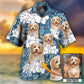 Summer Aloha Dog Custom Photo - Hawaiian Shirt