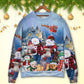 Christmas Family Snowman Love Happy Xmas – Sweater - Ugly Christmas Sweater