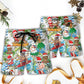 Christmas Santa Aloha Beach Vibes – Beach Short