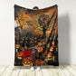 Skull Halloween Skull Darkness Flannel Blanket For Soft Bed Couch And Home Comfort