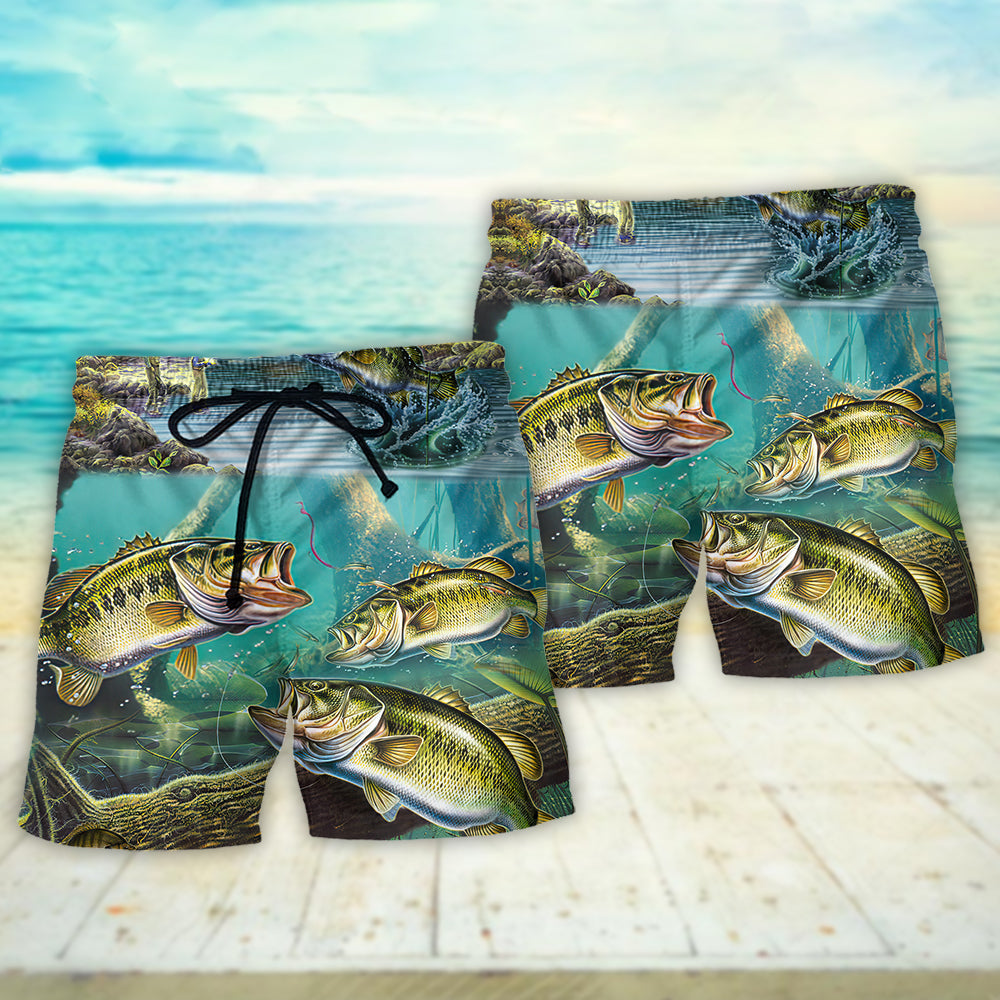 Fishing Is More Than Fish Quote – Beach Short