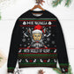 Christmas Valhalla Skull Of Glory Art – Sweater - Ugly Christmas Sweater
