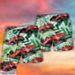 Car Formula One Tropical Custom Photo - Beach Short - BEAS01NDN230622 - Owls Matrix LTD