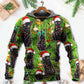 Black Cat Christmas Merry Xmas - 3D Hoodie