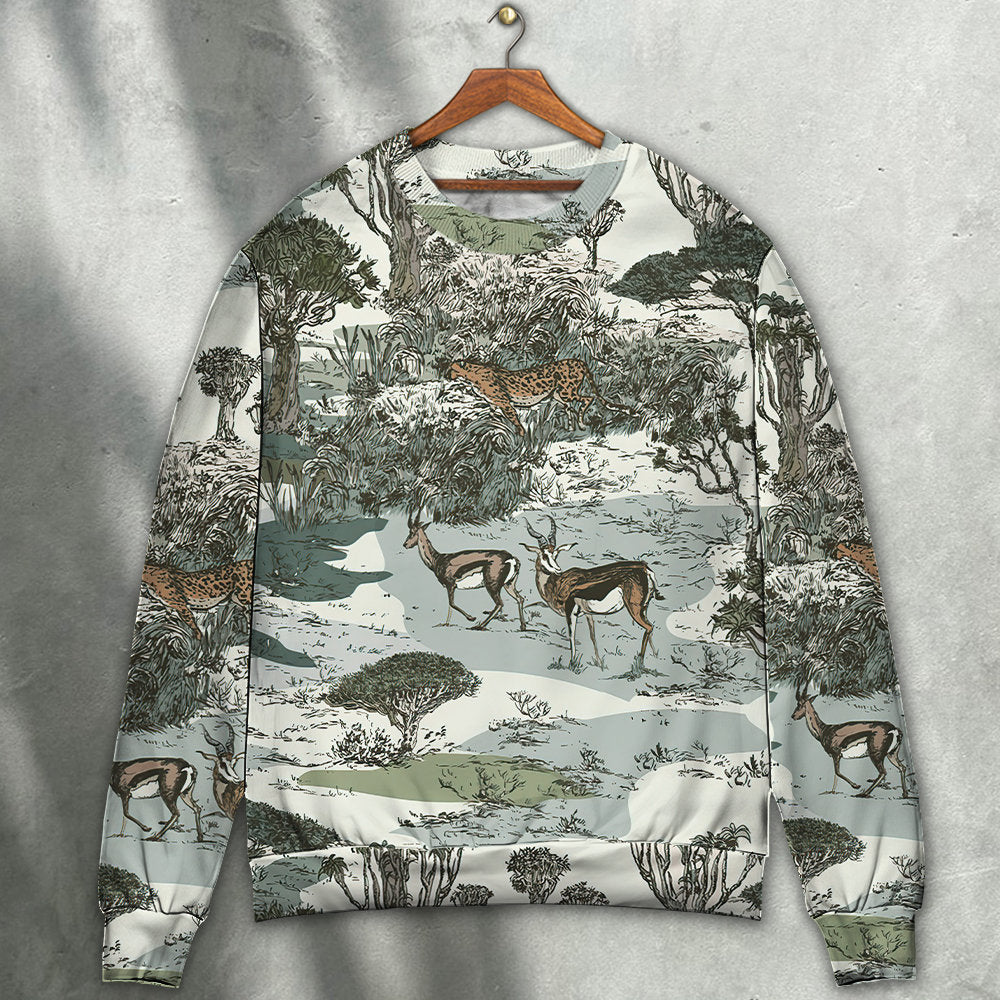 Hunting Cool Wildlife Outdoor Style – Sweater - Ugly Christmas Sweater