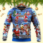 Christmas Santa Beer Happy Xmas - Hoodie