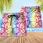 LGBT Tropical Leaf Pattern - Beach Short
