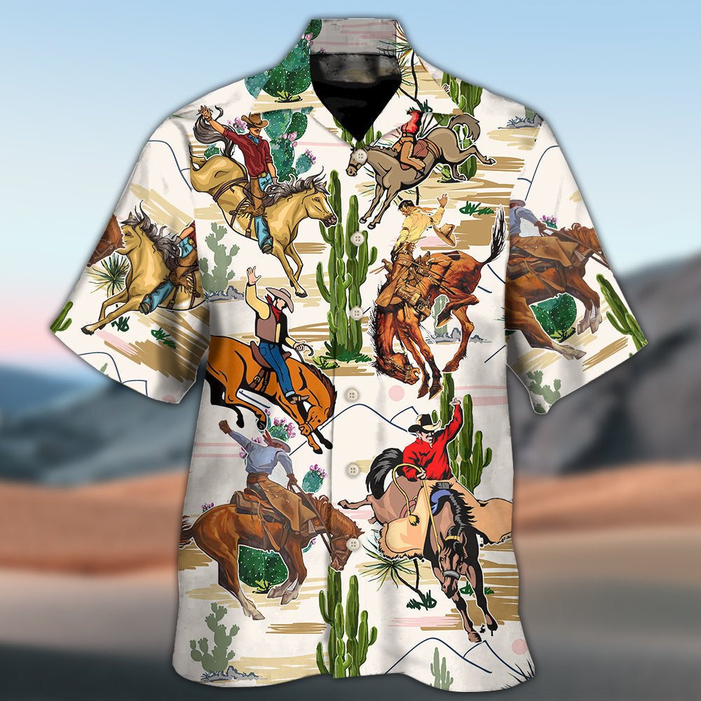 Cowboy Western Desert Cactus Tropical – Hawaiian Shirt