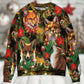 Christmas Foxmas Merry Holiday – Sweater - Ugly Christmas Sweater