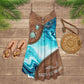 Turtle Is Beach Soul Limited 2 – Women's Summer Sleeveless V-Neck Camisole Dress