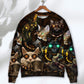 Steampunk Cat Art Steal Your Heart – Sweater - Ugly Christmas Sweater