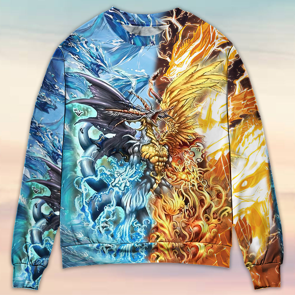 Dragon Immortal Fantasy Life Art – Sweater - Ugly Christmas Sweater