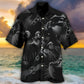 Black Cat Bold Artistic Design – Hawaiian Shirt