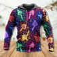 Rainbow Mushroom Galaxy Art - 3D Hoodie