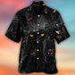 Halloween Black Cat In Dark Night – Hawaiian Shirt
