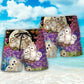 Owl Family Floral – Beach Short