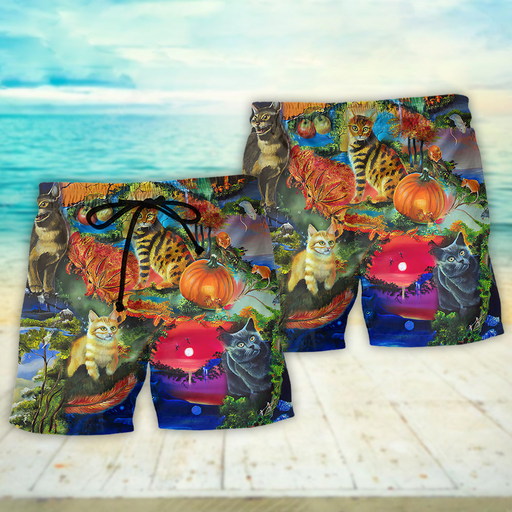 Cat Secret World Fantasy – Beach Short