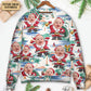 Christmas Santa Summer Beach Custom Style – Sweater - Ugly Christmas Sweater