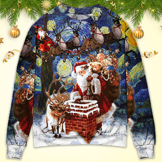 Christmas Santa Coming For You Style – Sweater - Ugly Christmas Sweater