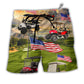 Beach Short / Adults / S Golf Independence Day Club Car - Beach Short - Owls Matrix LTD
