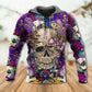 Neon Psychedelic Mushroom Art - 3D Hoodie