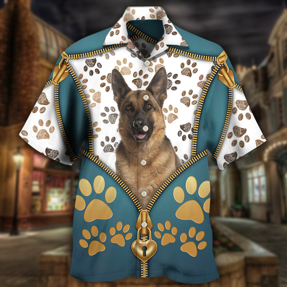 German Shepherd My Cool Dog Artistic Style - Hawaiian Shirt