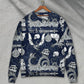 Dragon Skull Old Ship Sea Life Art – Sweater - Ugly Christmas Sweater