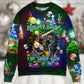 Billiard Funny Christmas Game Style – Sweater - Ugly Christmas Sweater