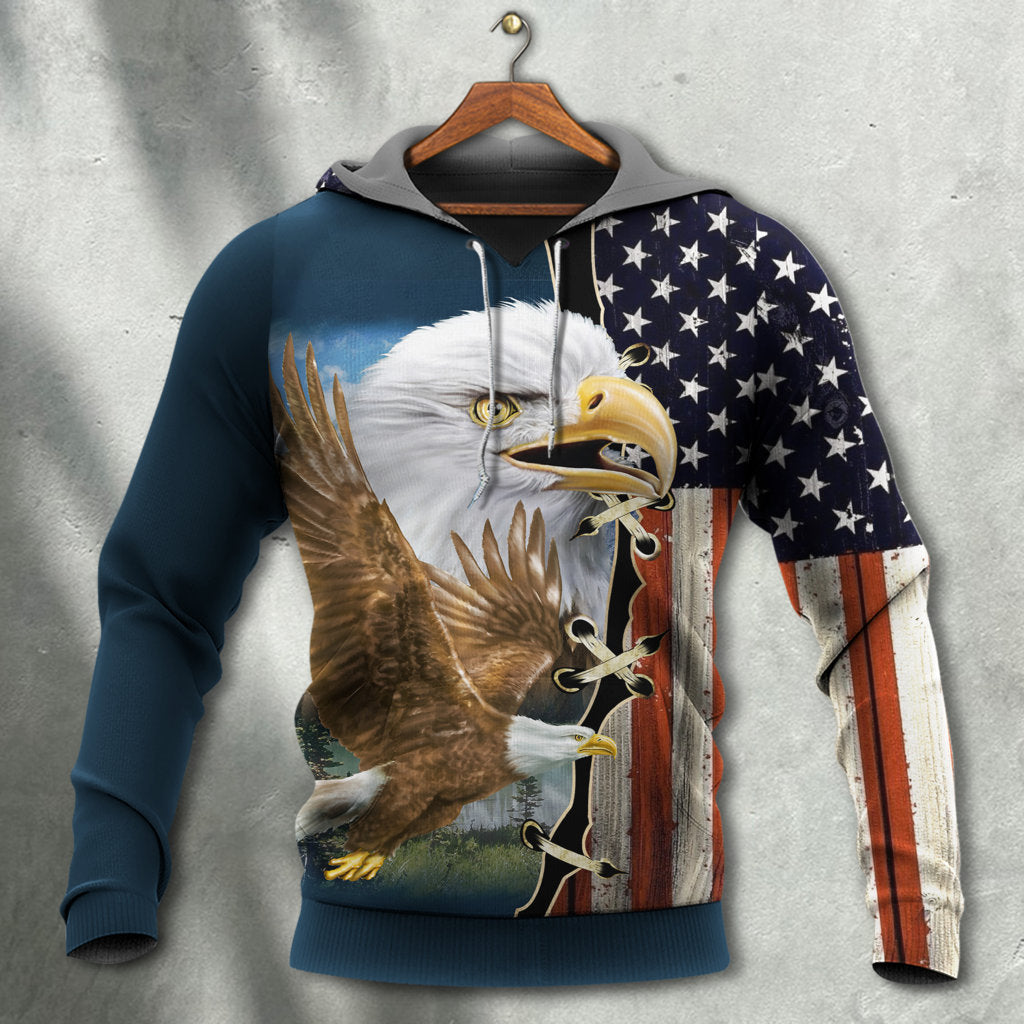 American Eagle Wildlife Faith - 3D Hoodie