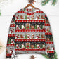 Christmas Santa And Snowman Happy Xmas – Sweater - Ugly Christmas Sweater