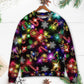 Christmas Tree Gifts Gingerbread Neon – Sweater - Ugly Christmas Sweater