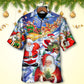 Funny Santa Christmas Is Coming Extra Cool Art – Hawaiian Shirt