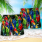 Parrot Tropical Family – Beach Short