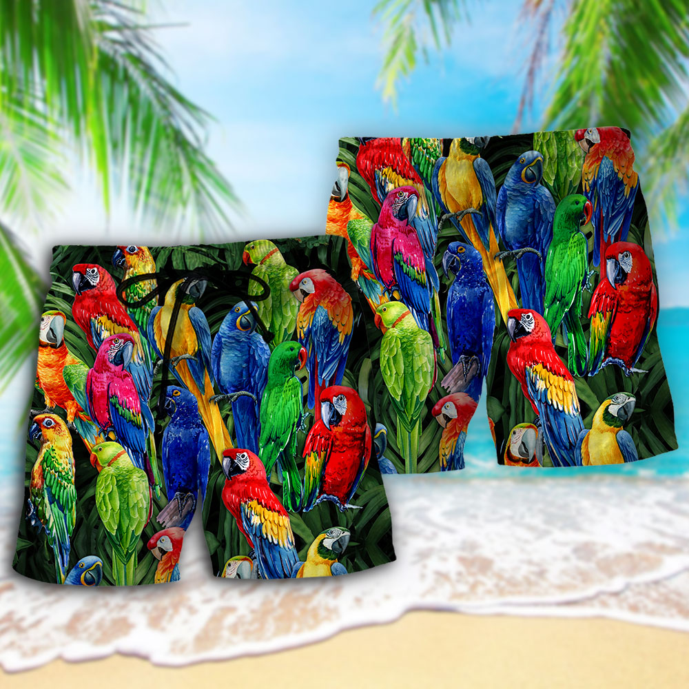 Parrot Tropical Family – Beach Short
