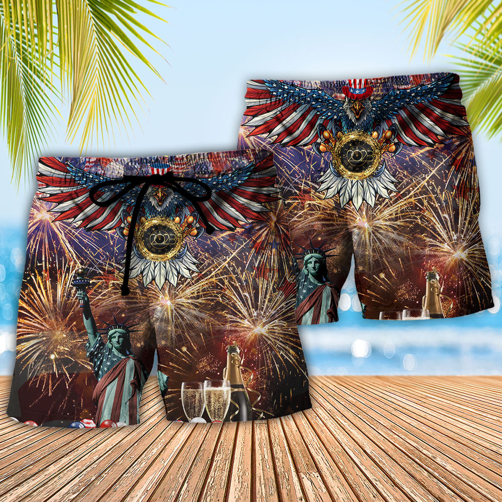 America Firework New Beginning 2023 – Beach Short