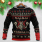Viking Valhalla Red Black Power Style - 3D Hoodie