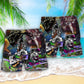 Astronaut Guitar Galaxy Music Art – Beach Short