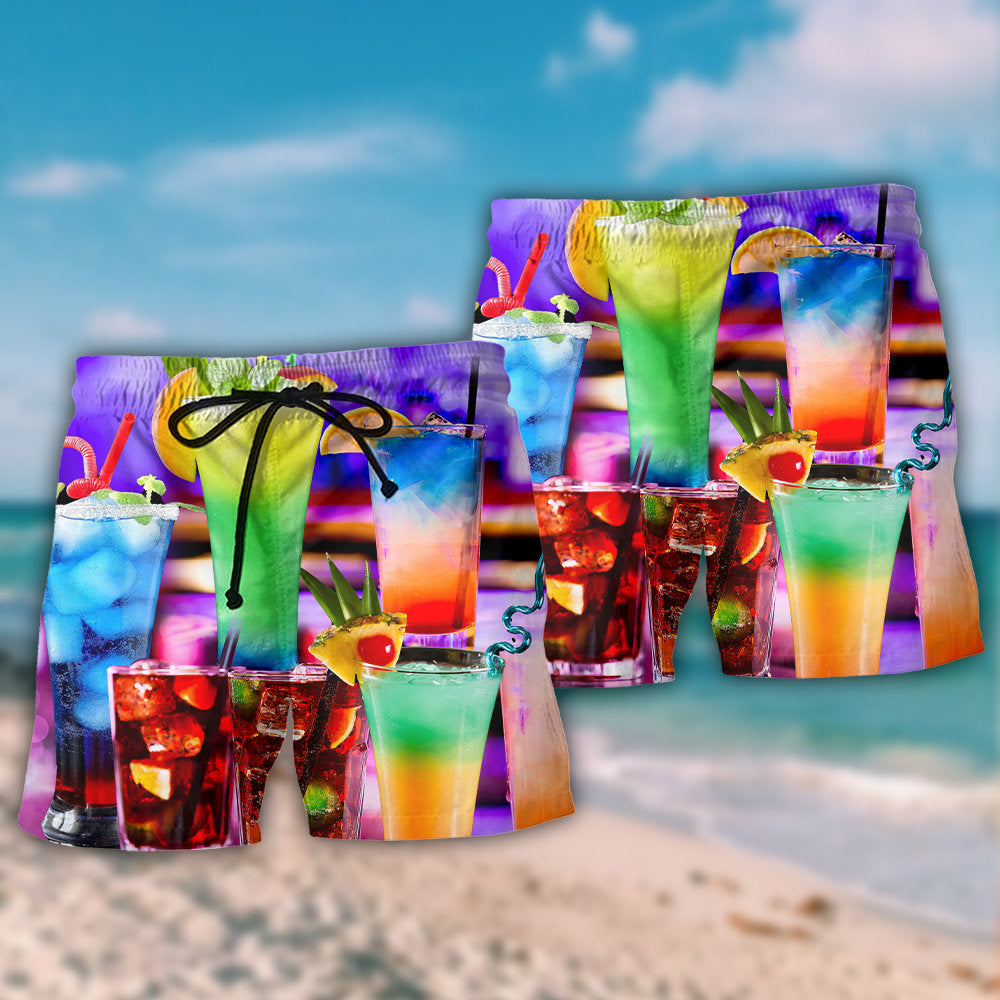 Bartender Cocktail Fun Drinking Bar – Beach Short