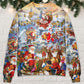 Merry Holly Jolly Christmas Quote – Sweater - Ugly Christmas Sweater