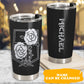 Fantasy Shield Emblem Personalized 20 Oz Tumbler