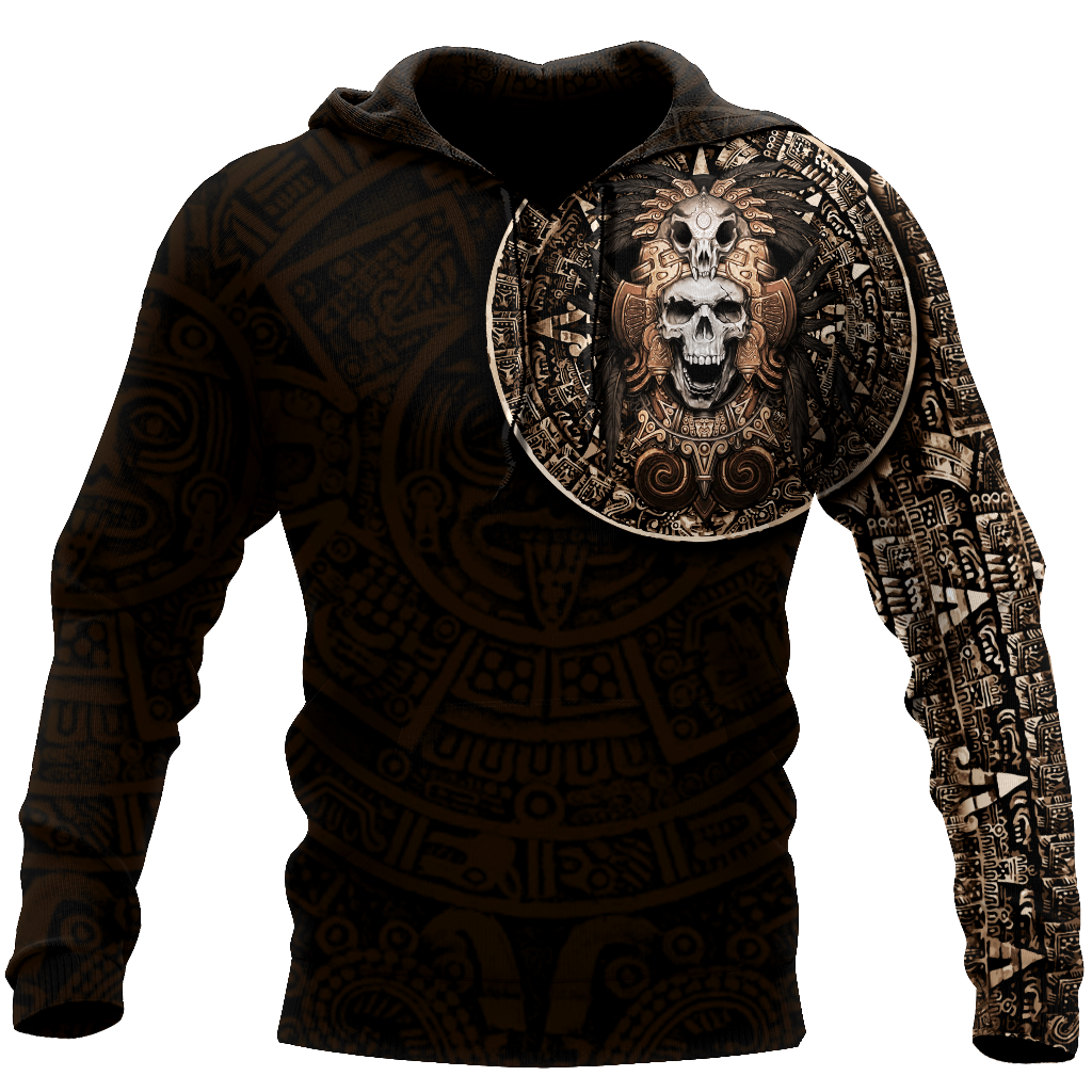 Mexican Aztec Warrior Art - 3D Hoodie