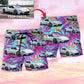 Car Various Style Custom Photo - Beach Short - Owls Matrix LTD