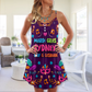 Amazing Pride Festival Style – Women's Summer Sleeveless V-Neck Camisole Dress