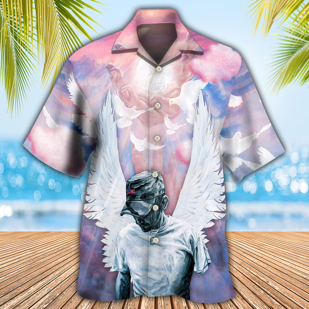 Amputee God Bless You Always Sky - Hawaiian Shirt