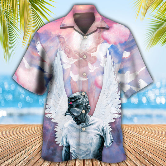 Amputee God Bless You Always Sky - Hawaiian Shirt