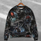 Halloween Spider Dark Fantasy Art – Sweater - Ugly Christmas Sweater